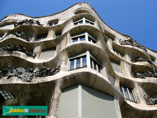 Barcelona - Casa Milà (La Pedrera) (Foto: Albert Esteves, 2007) Barcelona - Casa Milà (La Pedrera)