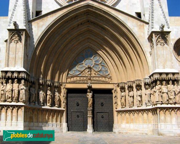 Tarragona - Catedral. Portada (Foto: Albert Esteves, 2007) Tarragona - Catedral. Portada