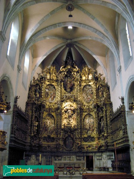 Arenys de Mar - Església de Santa Maria, interior