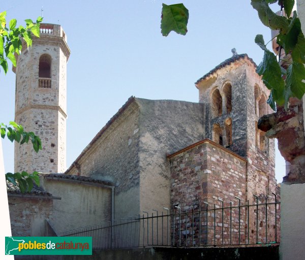 Església de Sant Feliu del Racó, panoràmica cara nord