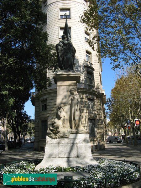 Barcelona - Monument a Rafael Casanova