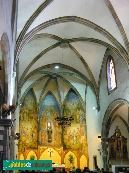 Sant Pol - Església de Sant Jaume, interior (Foto: Albert Esteves, 2007) Sant Pol - Església de Sant Jaume, interior