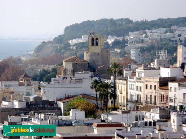 Sant Pol - Església de Sant Jaume, des de Sant Pau