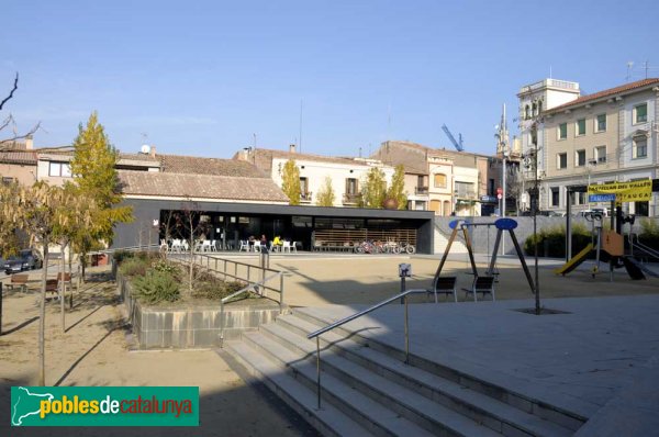 Plaça del Calissó, al darrere del safareig