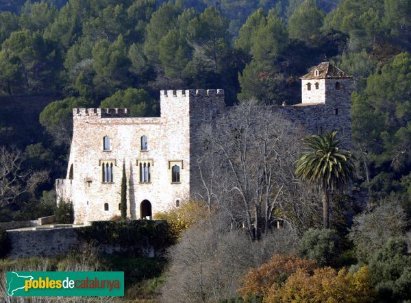 Castell de Clasquerí, vist des dels volts de Can Turuguet