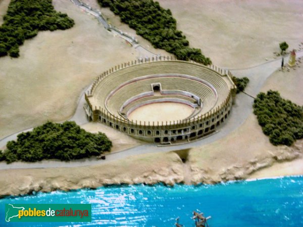 Tarragona - Amfiteatre - Maqueta (Foto: Albert Esteves, 2007) Tarragona - Amfiteatre - Maqueta
