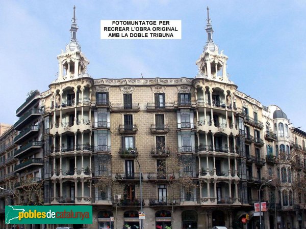 Barcelona - Roger de Llúria, 80 - Fotomuntatge (Foto: Albert Esteves) Barcelona - Roger de Llúria, 80 - Fotomuntatge