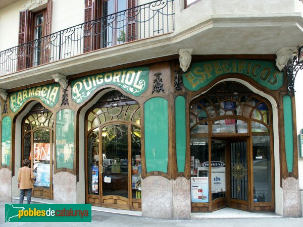 Barcelona - Farmàcia Puigoriol (Mallorca, 312)