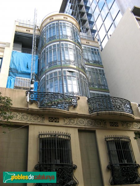 Barcelona - Casa Bonaventura Ferrer (Riera de Sant Miquel, 6) (Foto: Albert Esteves, 2008) Barcelona - Casa Bonaventura Ferrer (Riera de Sant Miquel, 6)