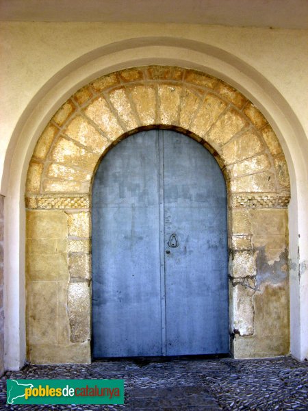 Salomó - Santa Maria, porta romànica