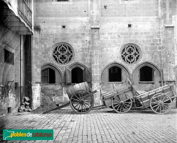 Barcelona - Convent de Sant Agustí (Foto: Josep Salvany - Fons Salvany, Biblioteca de Catalunya, 1924) Barcelona - Convent de Sant Agustí