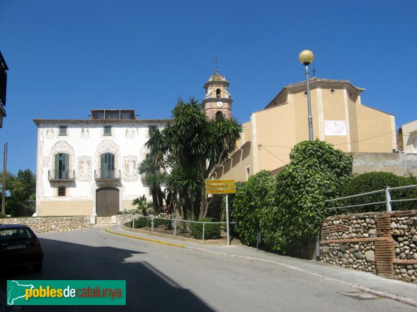 El Morell - Església de Sant Martí  i castell