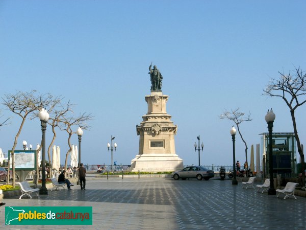 Tarragona - Monument a Roger de Llúria (Foto: Albert Esteves, 2008) Tarragona - Monument a Roger de Llúria