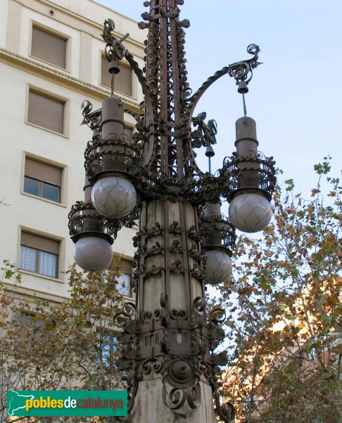 Barcelona - Fanals de l'Avinguda Gaudí