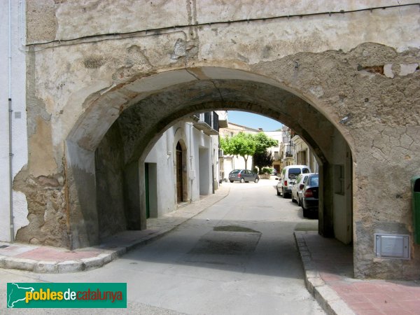 Vilallonga del Camp - Porta de la casa Sol (Foto: Albert Esteves, 2008) Vilallonga del Camp - Porta de la casa Sol