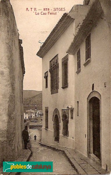 Sitges - Postal antiga enviada per Sebastià Giménez i Mirabent Sitges - Postal antiga enviada per Sebastià Giménez i Mirabent