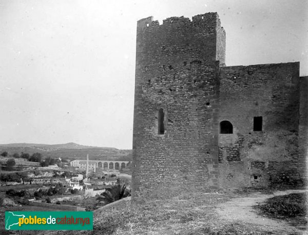 El Catllar - Castell (Foto: Josep Salvany - Fons Salvany, Biblioteca de Catalunya, 1923) El Catllar - Castell