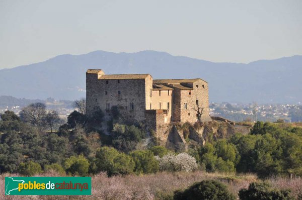 El castell de Sentmenat, vist des del NO