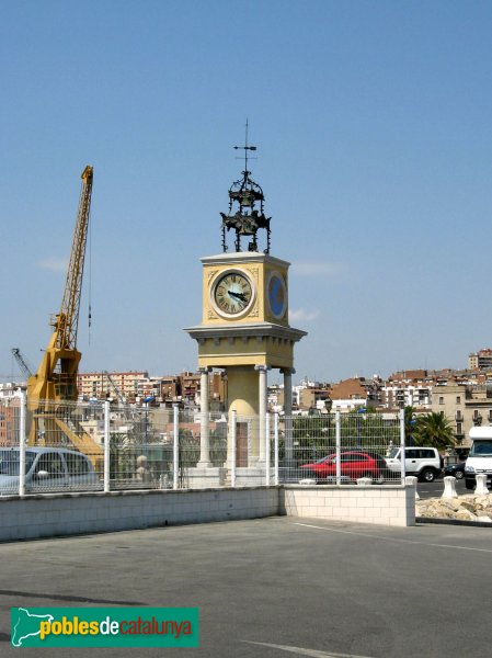 Tarragona - Rellotge del Moll de Llevant