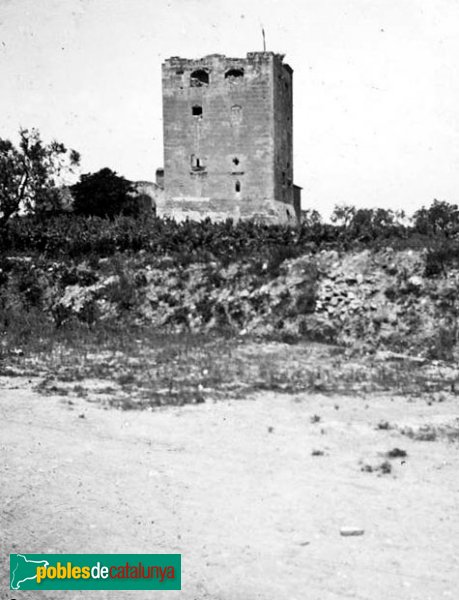 Salou - Torre Vella (Foto: Josep Salvany - Fons Salvany, Biblioteca de Catalunya, 1914) Salou - Torre Vella