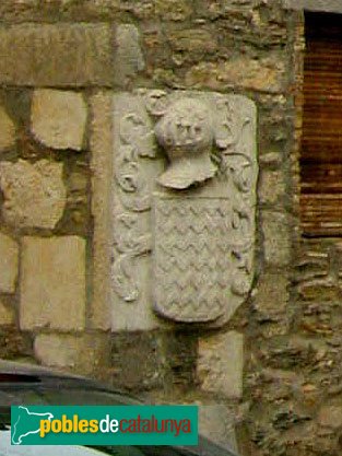 Palau-saverdera - Castell, escut dels Vilarig (Foto: Albert Esteves, 2008) Palau-saverdera - Castell, escut dels Vilarig