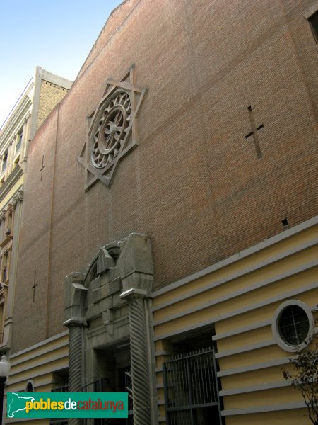 Barcelona - Església de Santa Maria de Jesús (Foto: Albert Esteves, 2008) Barcelona - Església de Santa Maria de Jesús