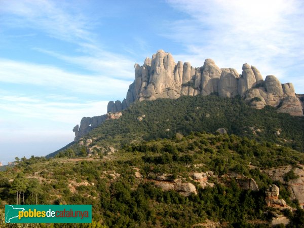 El Bruc - Montserrat des de Sant Pau Vell