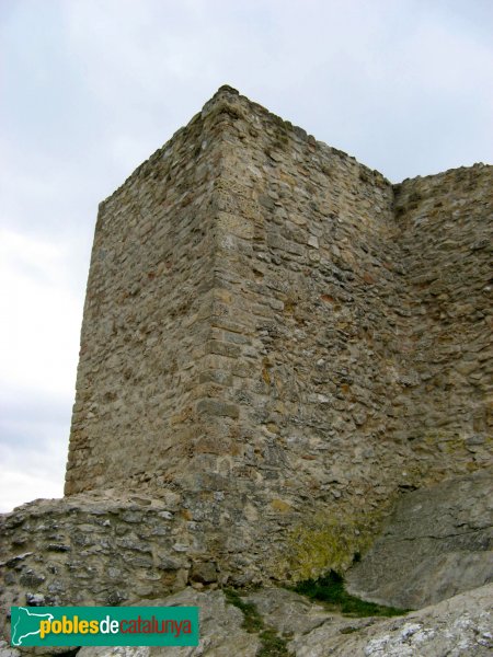 La Pobla de Claramunt - Castell: torre exterior (Foto: Albert Esteves, 2009) La Pobla de Claramunt - Castell: torre exterior