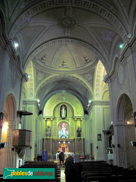 Carme - Església de Sant Martí, interior