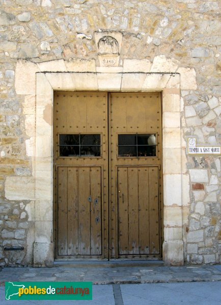 Carme - Església de Sant Martí, porta
