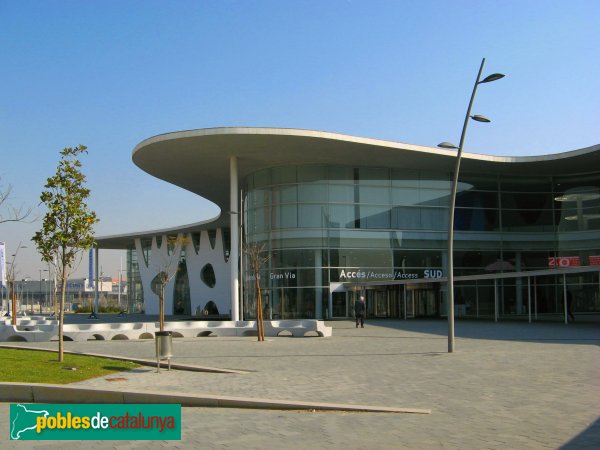 L'Hospitalet de Llobregat - Fira de Barcelona, Gran Via, porta nord (Foto: Albert Esteves, 2009) L'Hospitalet de Llobregat - Fira de Barcelona, Gran Via, porta nord
