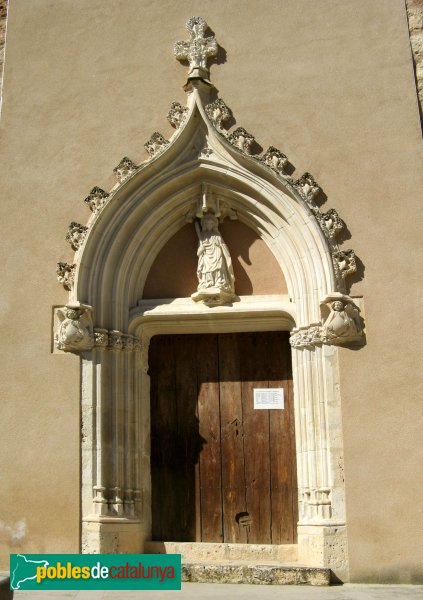 Orpí - Santa Càndia, porta (Foto: Albert Esteves, 2009) Orpí - Santa Càndia, porta