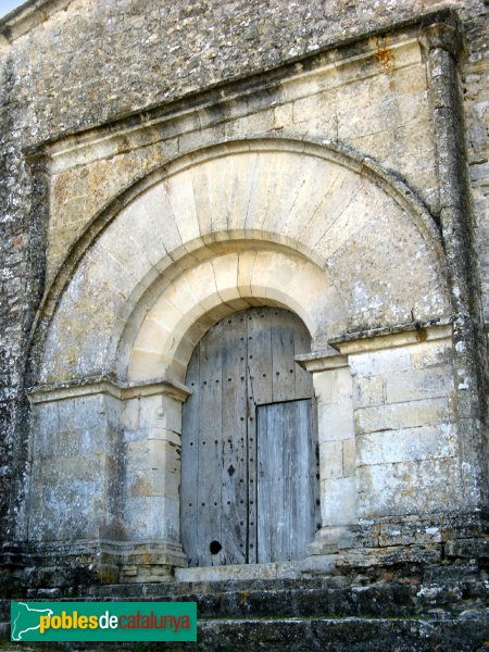 La Llacuna- Sant Pere de Vilademàger, portalada (Foto: Albert Esteves, 2009) La Llacuna- Sant Pere de Vilademàger, portalada