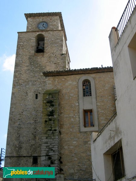 La Llacuna - Església de Santa Maria, campanar