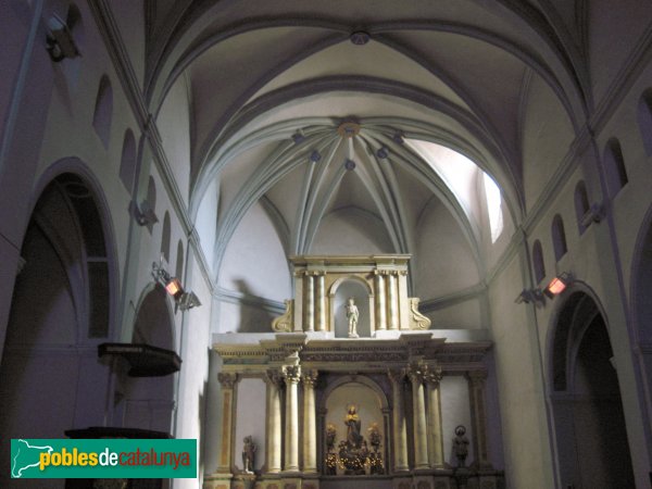 La Llacuna - Església de Santa Maria, interior