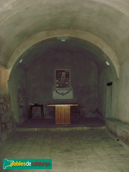 La Llacuna - Ermita de Sant Antoni Abat, interior