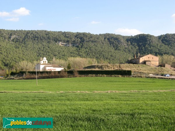 Santa Maria de Miralles - Església i mas de Sant Romà