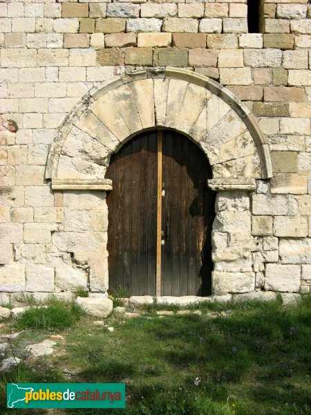 Santa Maria de Miralles - Santa Maria del Castell, portada