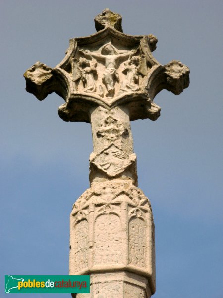 Santa Maria de Miralles - Creu de terme de Françola
