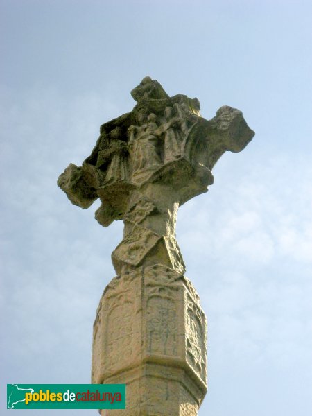 Santa Maria de Miralles - Creu de terme de Françola