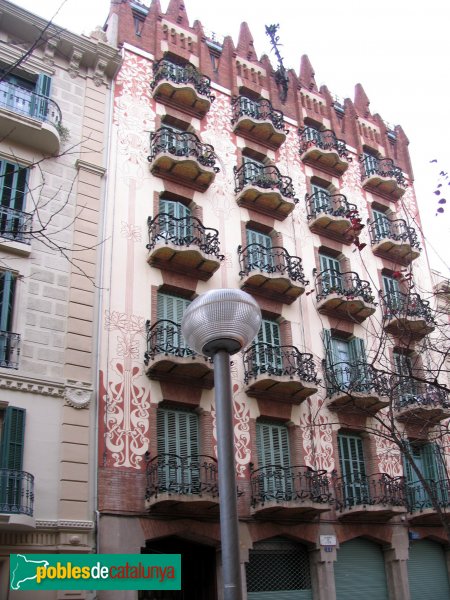 Barcelona - Casa Joan Baptista Rubinat (Or, 44) (Foto: Valentí Pons) Barcelona - Casa Joan Baptista Rubinat (Or, 44)