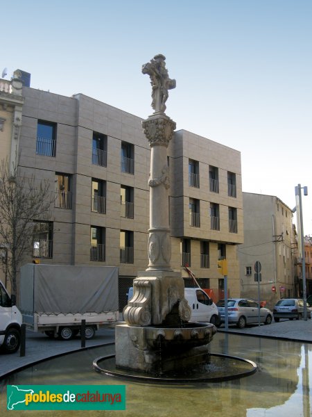 Igualada - Font de la plaça de la Creu