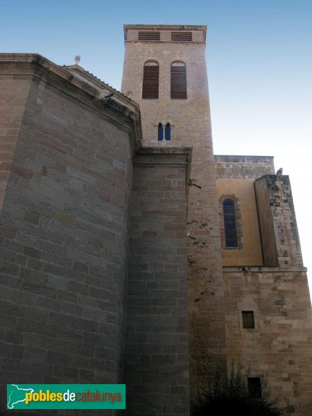 Igualada - Basílica de Santa Maria. Campanar (Foto: Albert Esteves, 2009) Igualada - Basílica de Santa Maria. Campanar