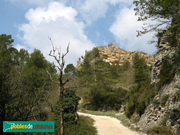 Bellprat - Camí del castell de Queralt (Foto: Albert Esteves, 2009) Bellprat - Camí del castell de Queralt