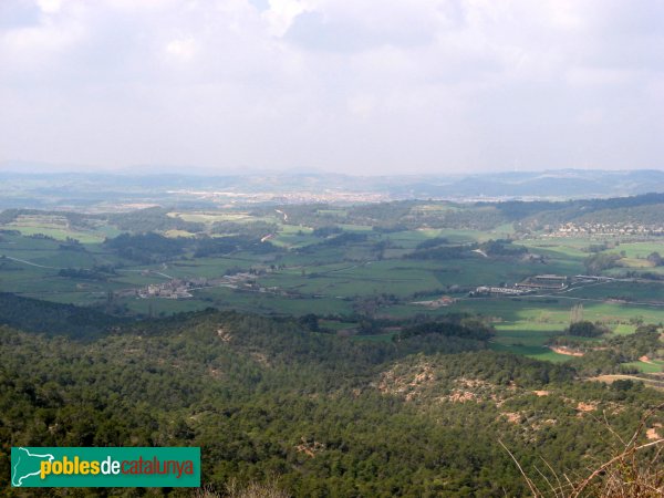 Bellprat - Vista des del castell de Queralt