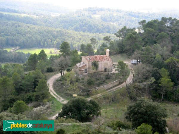 Bellprat - Sant Jaume de Queralt, des del castell