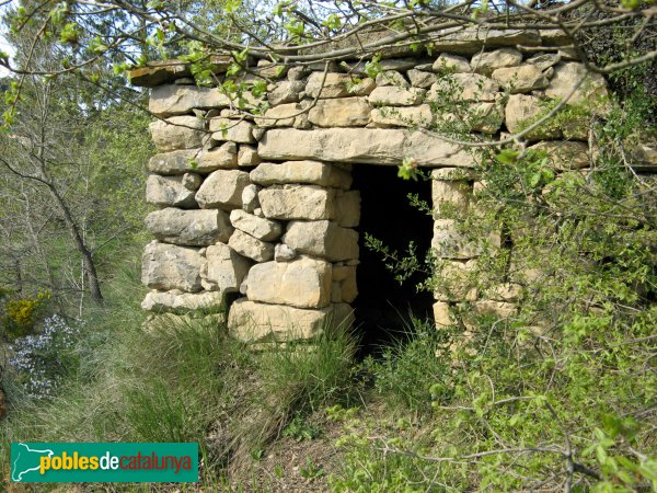 Òdena - Cabana de pedra seca