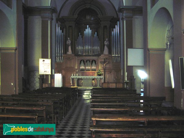 Collbató - Església de Sant Corneli, interior (Foto: Albert Esteves, 2009) Collbató - Església de Sant Corneli, interior