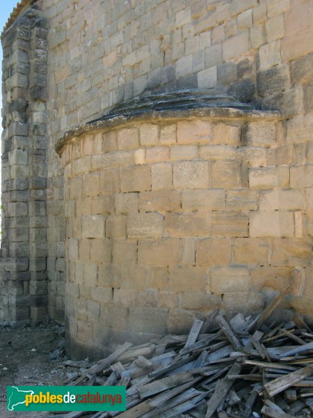 Sant Martí de Tous - Santa Maria de la Roqueta, absidiola (Foto: Albert Esteves, 2009) Sant Martí de Tous - Santa Maria de la Roqueta, absidiola