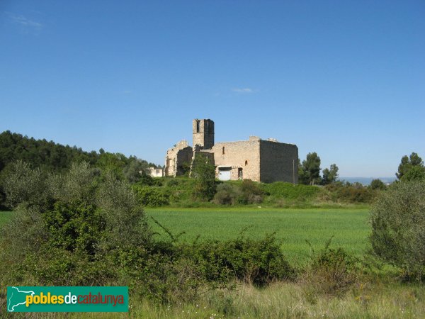 Castellolí - Església vella de Sant Vicenç (Foto: Albert Esteves, 2009) Castellolí - Església vella de Sant Vicenç